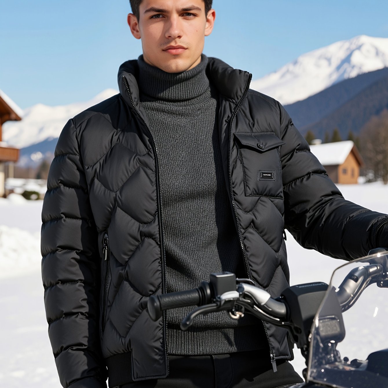 Chaqueta Kaiser con Relleno de Plumas para Hombre