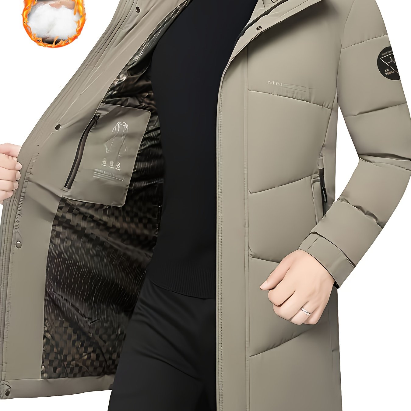 Abrigo con Capucha para Hombre Protección y Estilo Outdoor