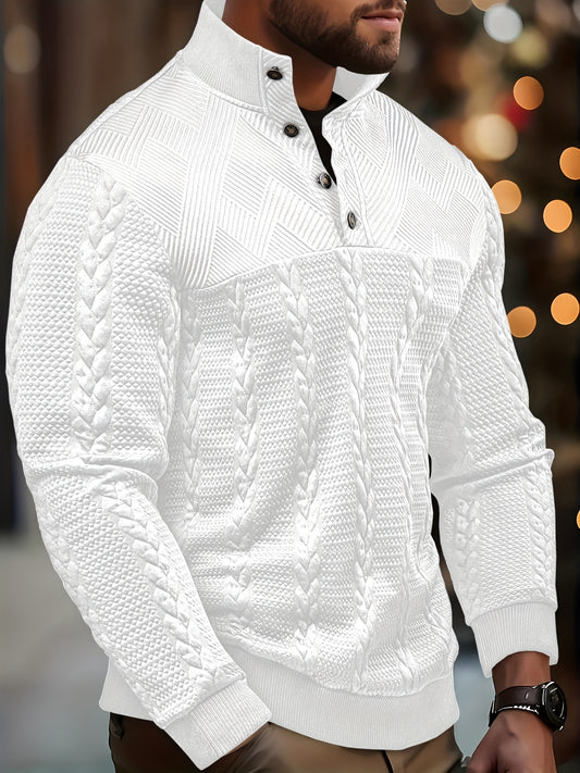 Jersey de Punto Henley Estilo y Comodidad Atemporal