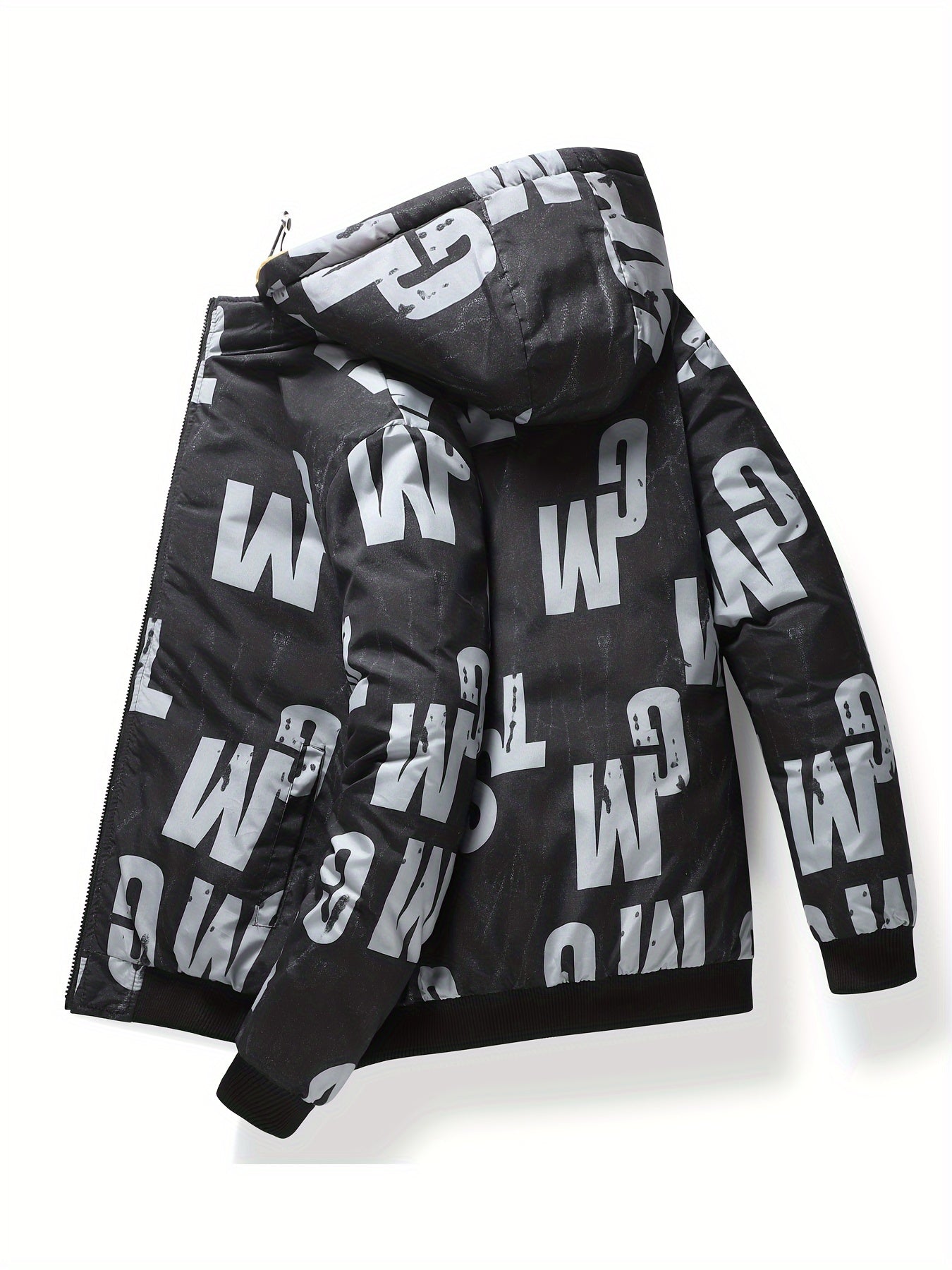 Abrigo con Capucha para Hombre Chaquetón Térmico Invierno