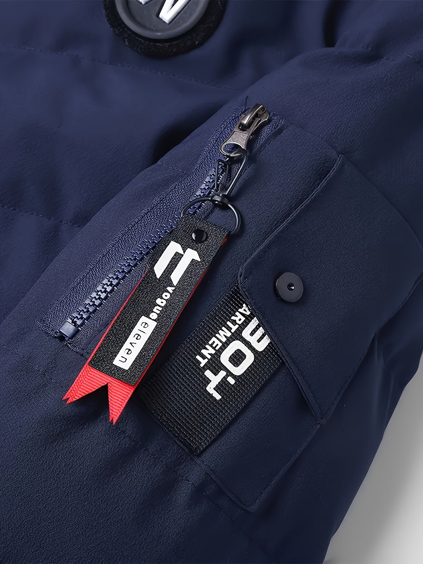 Chaqueta de inverno con forro polar casual para hombre