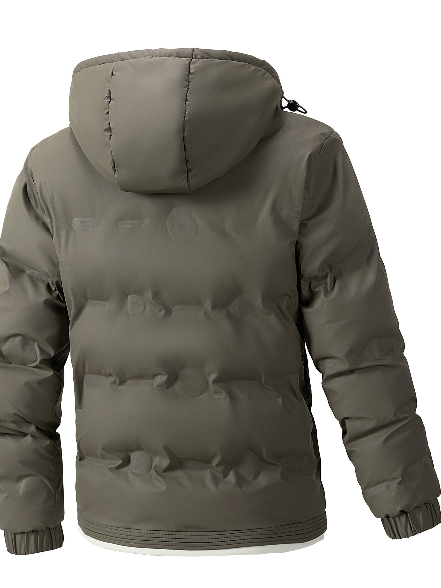 Chaqueta de Invierno para Hombre con Capucha y Forro Interior