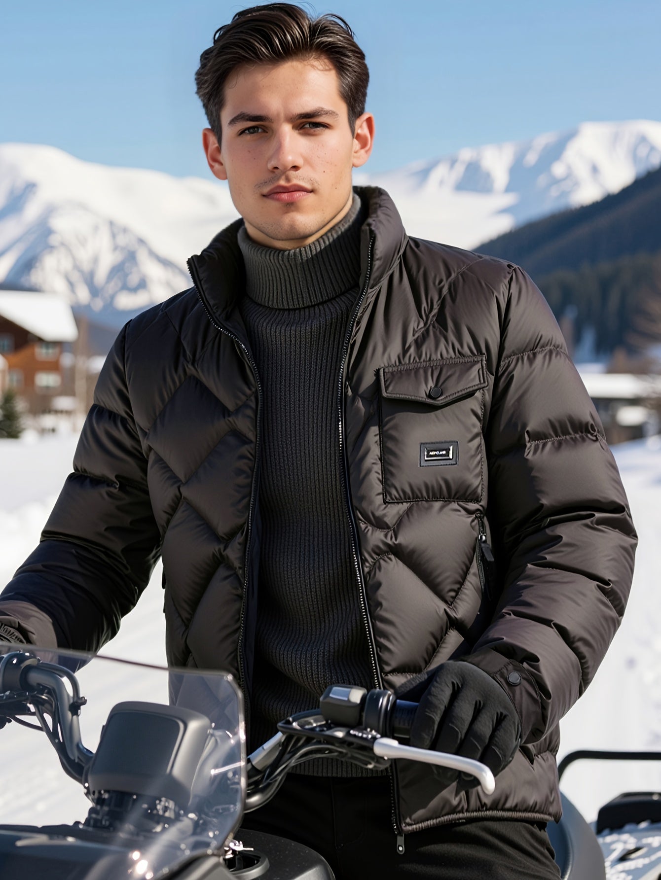 Chaqueta Kaiser con Relleno de Plumas para Hombre