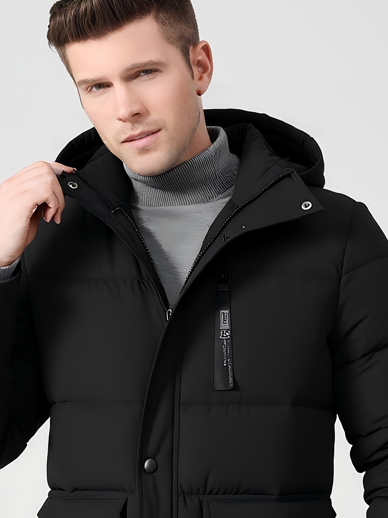 Abrigo Casual de Poliéster para Homem