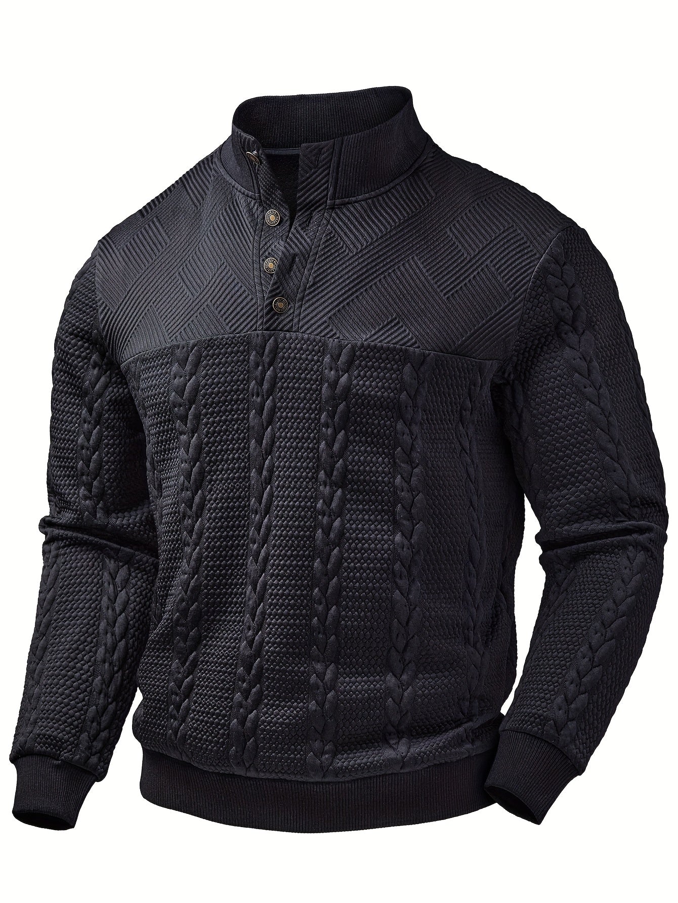 Jersey de Punto Henley Estilo y Comodidad Atemporal