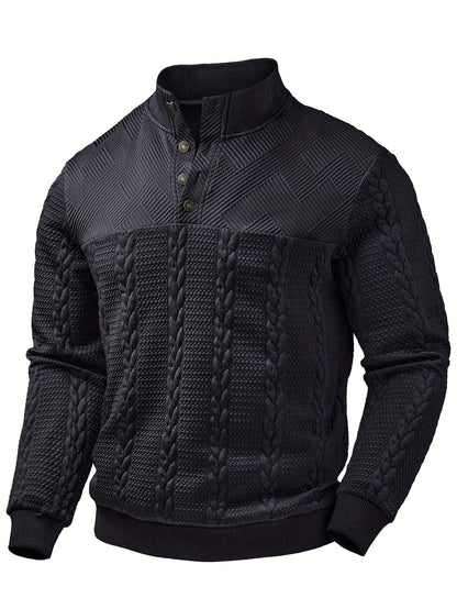 Jersey de Punto Henley Estilo y Comodidad Atemporal