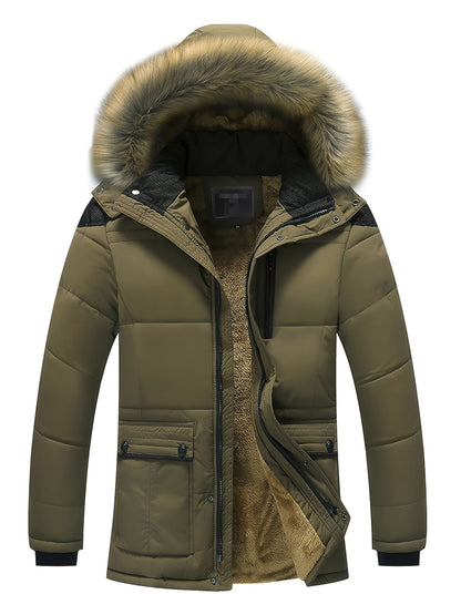 Chaqueta Fleece para Hombre Forro Polar y Largo Mid