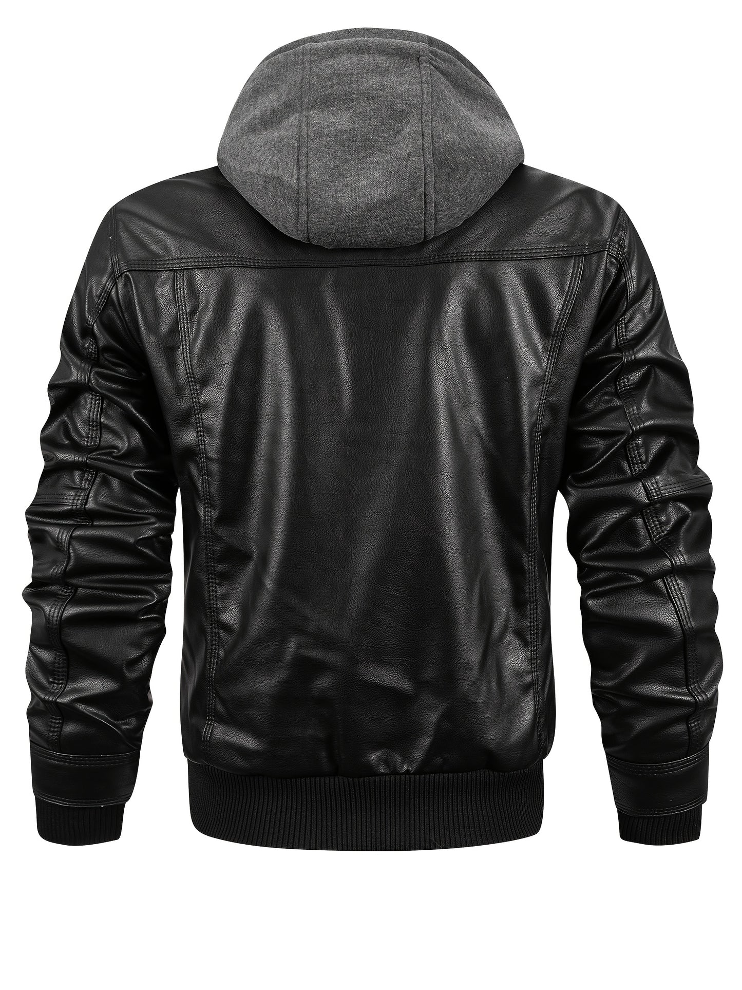 Chaqueta con capucha de invierno para hombre