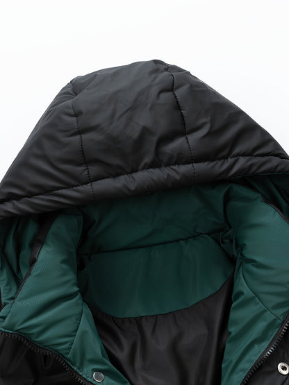 Chaqueta de Invierno para Hombre con Capucha y Forro Interior