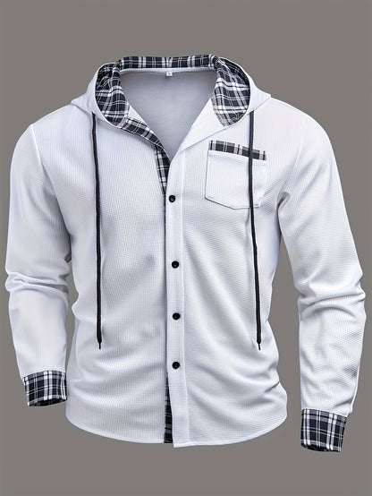 Sudadera Color Block con Capucha