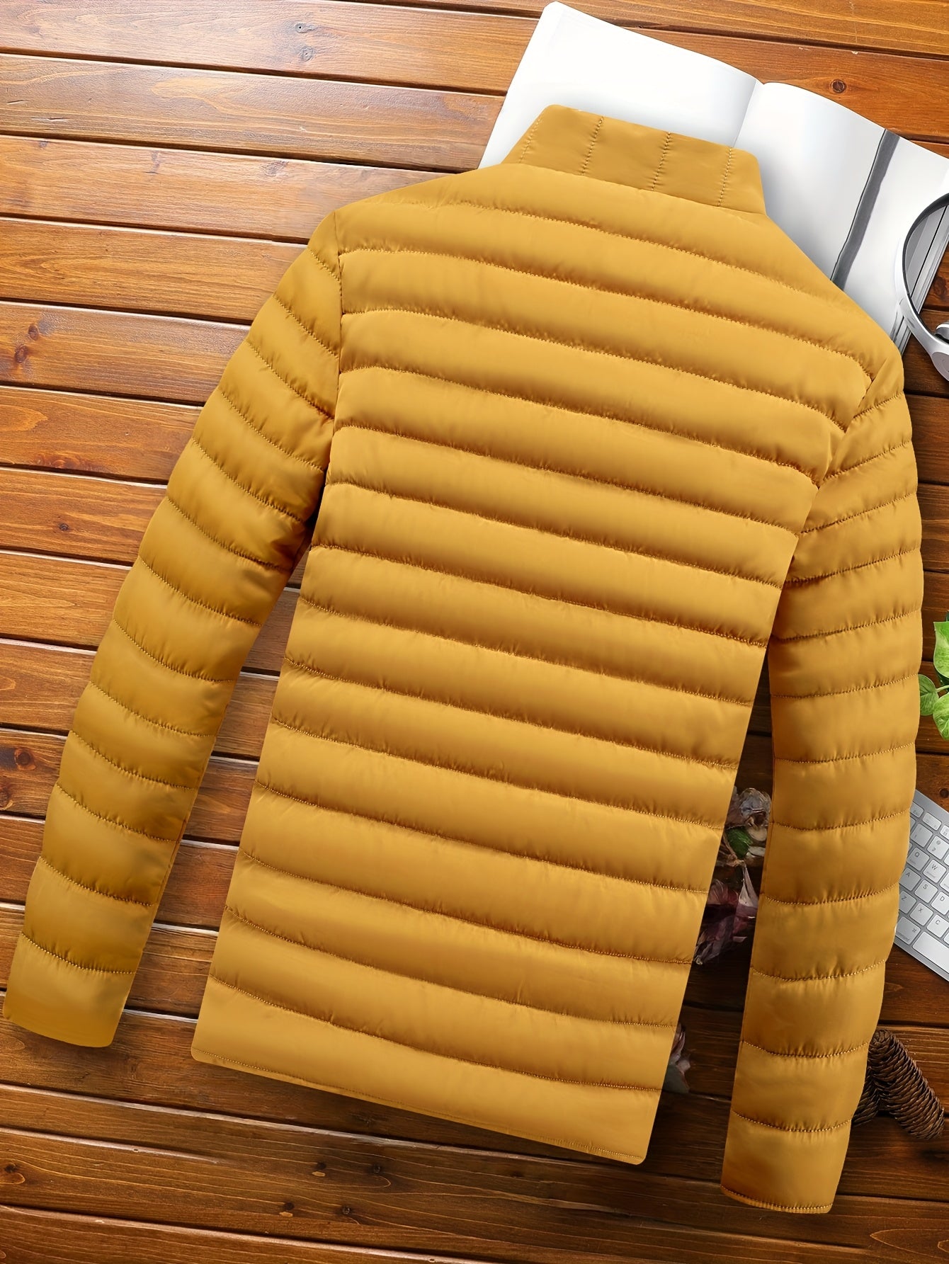 Chaqueta Holgada con Relleno para Hombre