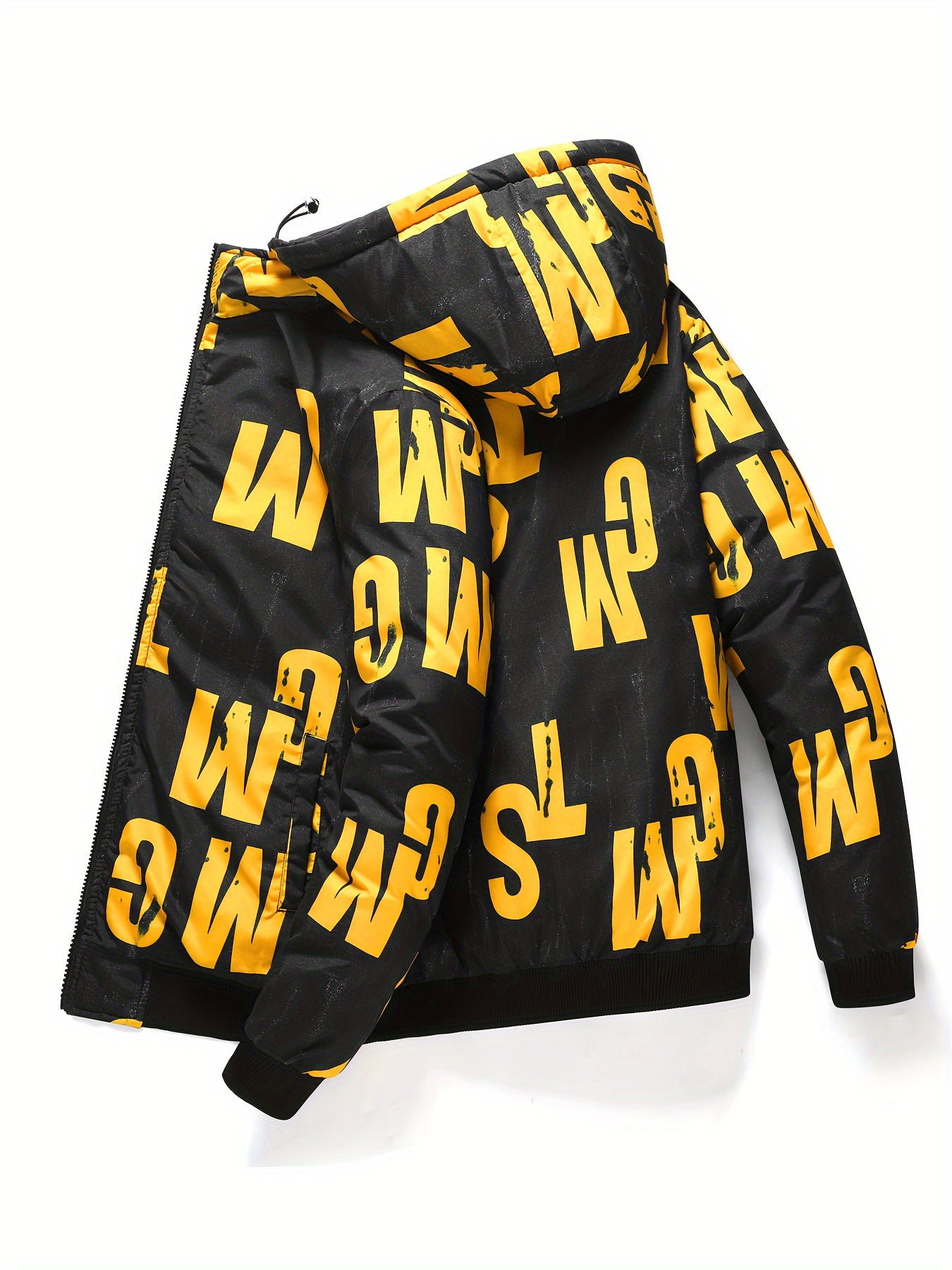 Abrigo con Capucha para Hombre Chaquetón Térmico Invierno