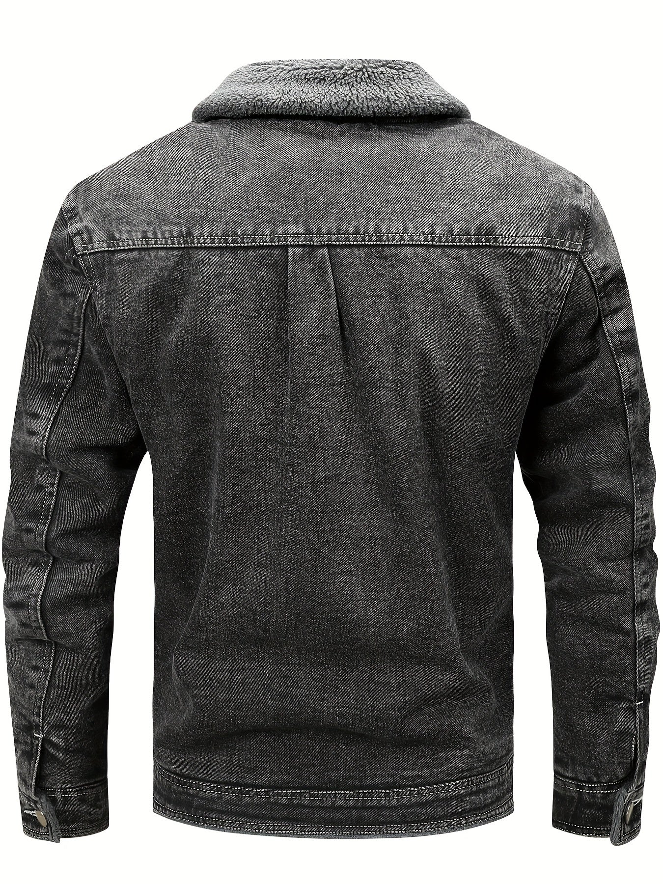 Chaqueta de Invierno para Hombre con Solapa y Forro Interior