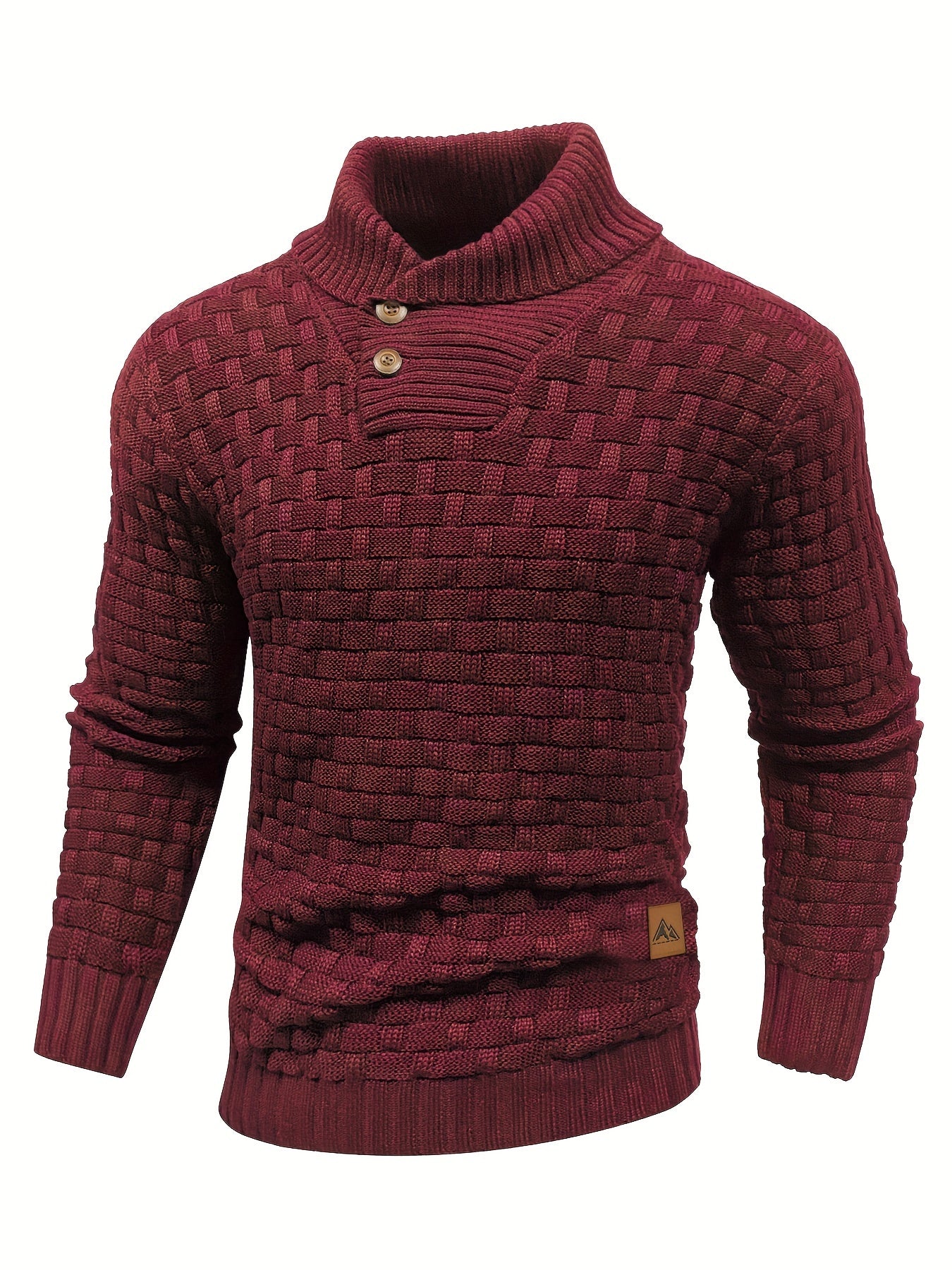 Jersey de invierno para hombre suéter elástico y elegante
