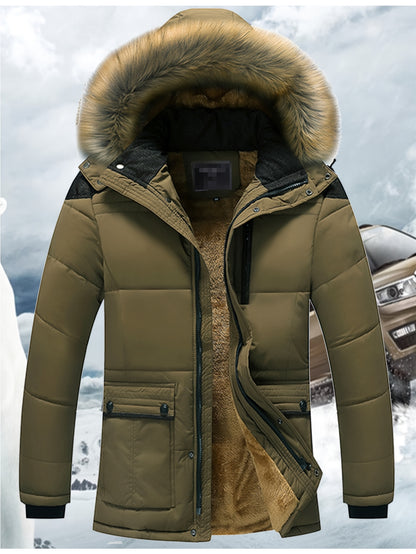 Chaqueta Fleece para Hombre Forro Polar y Largo Mid