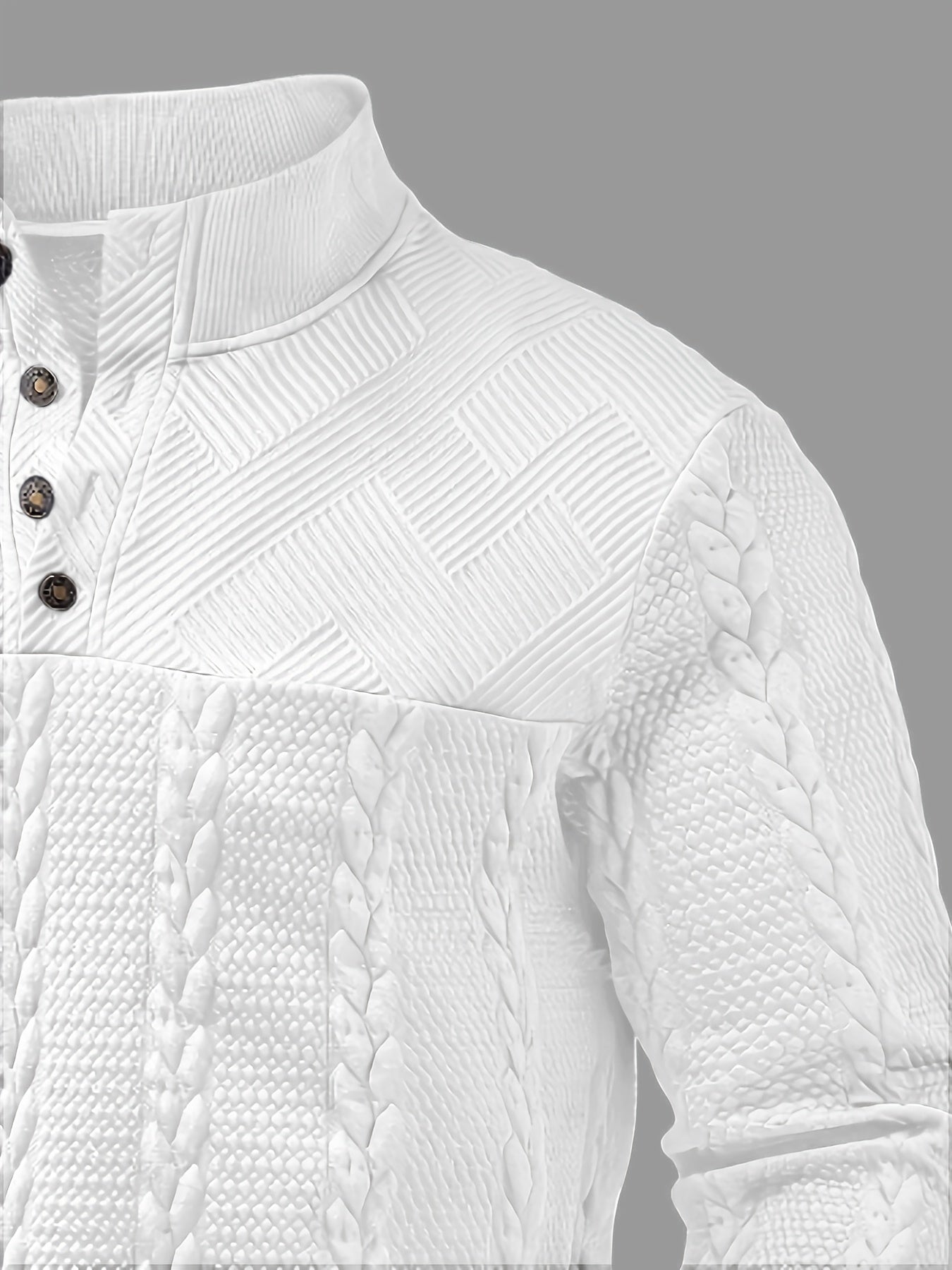 Jersey de Punto Henley Estilo y Comodidad Atemporal