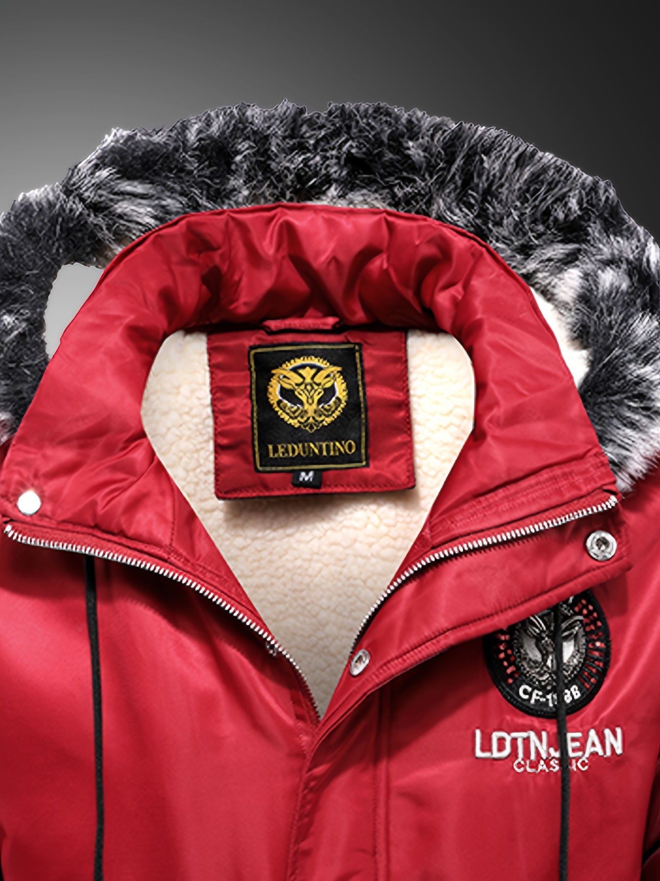 Abrigo con Capucha para Hombre  Antiviento y Frío