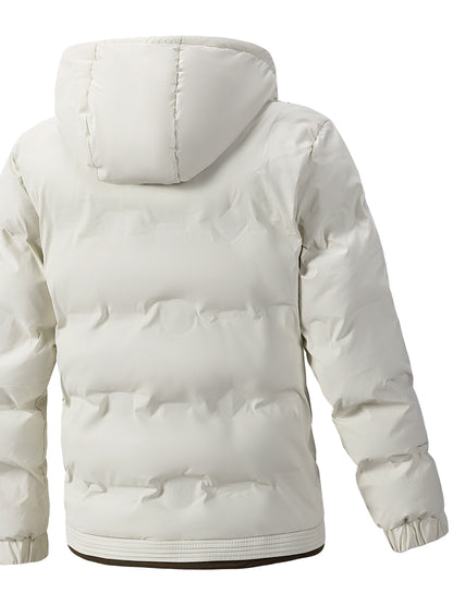 Chaqueta de Invierno para Hombre con Capucha y Forro Interior