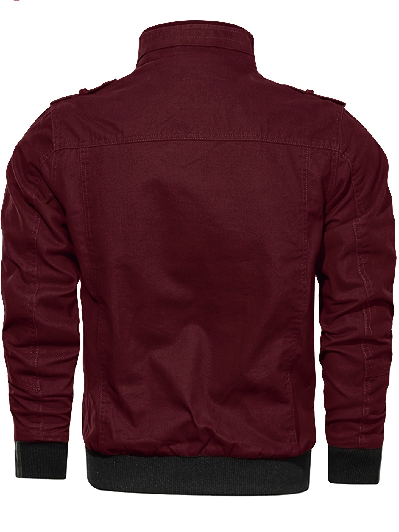 Chaqueta Multibolsillos para Hombre Abrigo de algodón