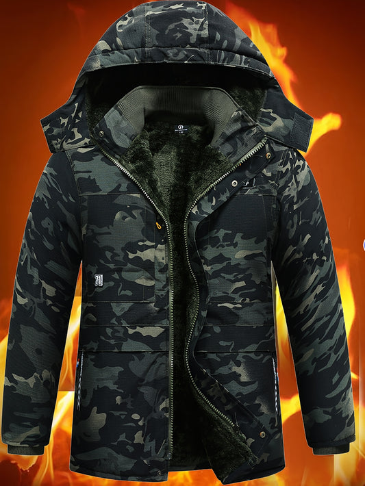 Chaqueta Casual inverno con Capucha para Hombre