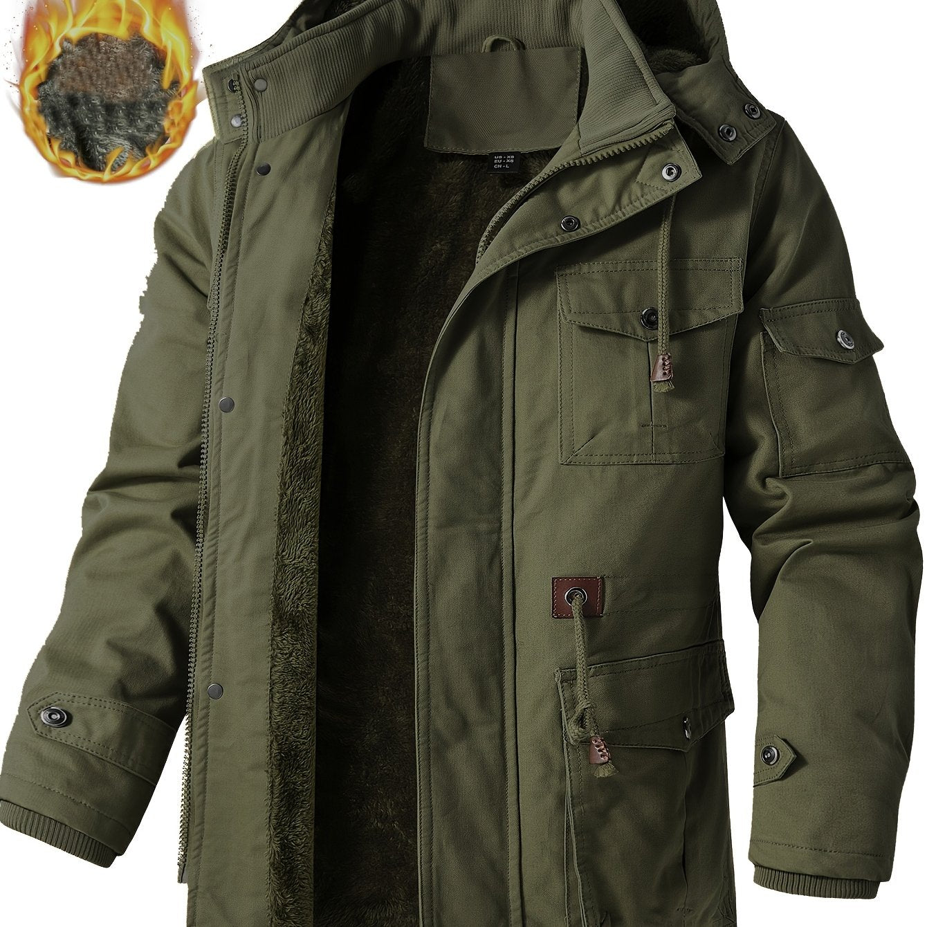 Chaqueta Inspiración Militar Sofisticación y Actitud Masculina