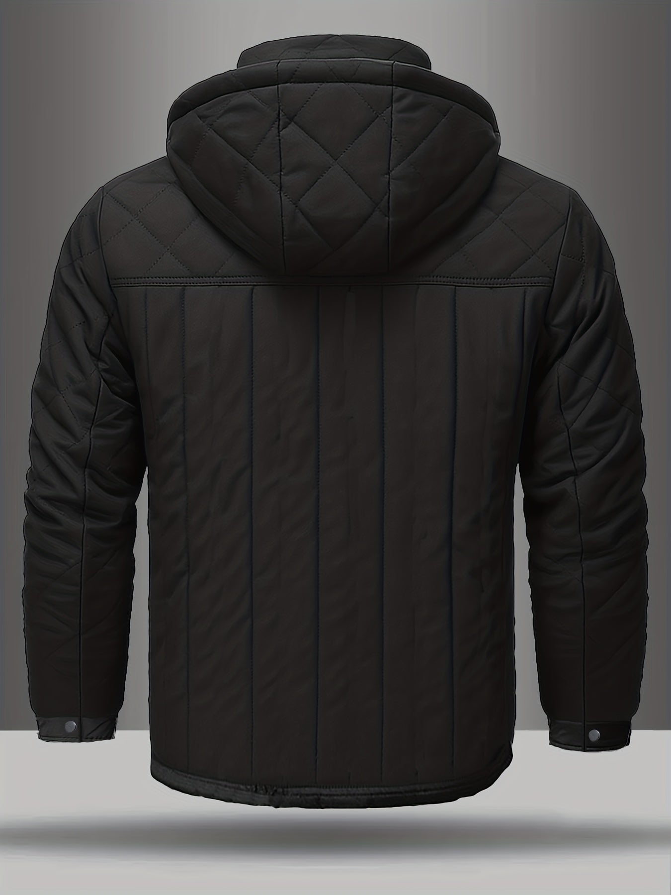 Abrigo con Capucha para Hombre  Forro Polar