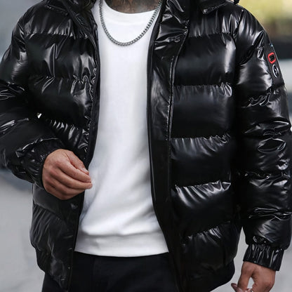 Chaqueta Básica con Capucha y Relleno