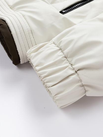 Chaqueta de Invierno para Hombre con Capucha y Forro Interior