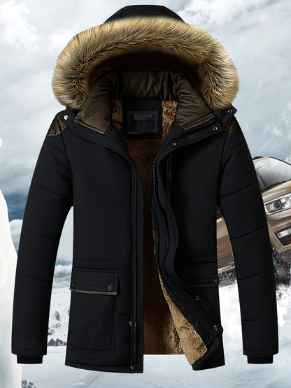 Chaqueta Fleece para Hombre Forro Polar y Largo Mid