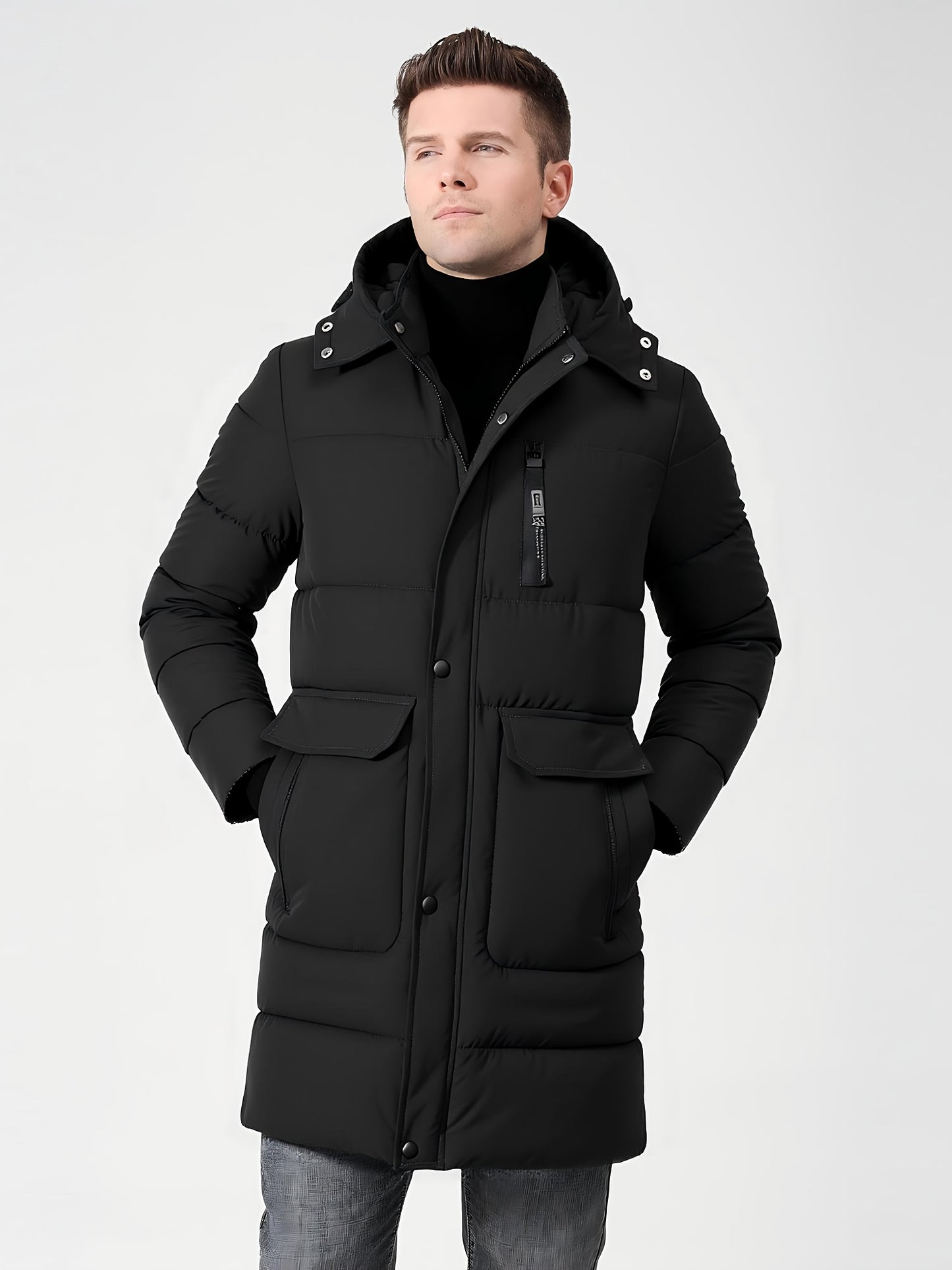 Abrigo Casual de Poliéster para Homem