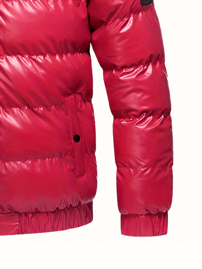 Chaqueta Básica con Capucha y Relleno