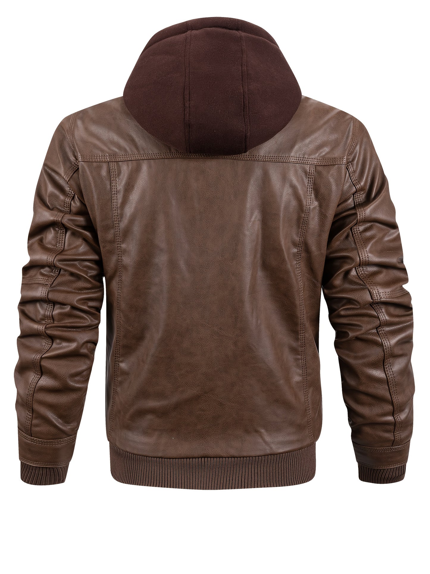 Chaqueta con capucha de invierno para hombre