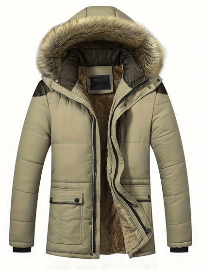 Chaqueta Fleece para Hombre Forro Polar y Largo Mid