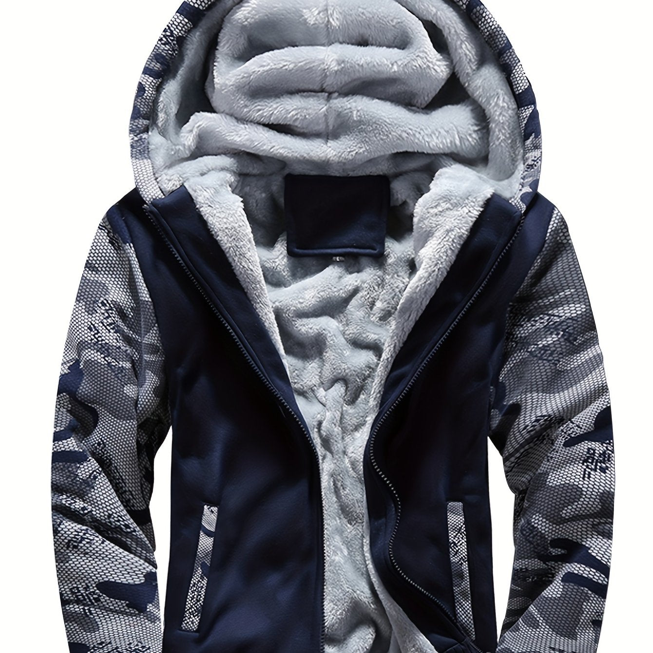 Sudadera con Capucha Estilo Camuflaje para Hombre