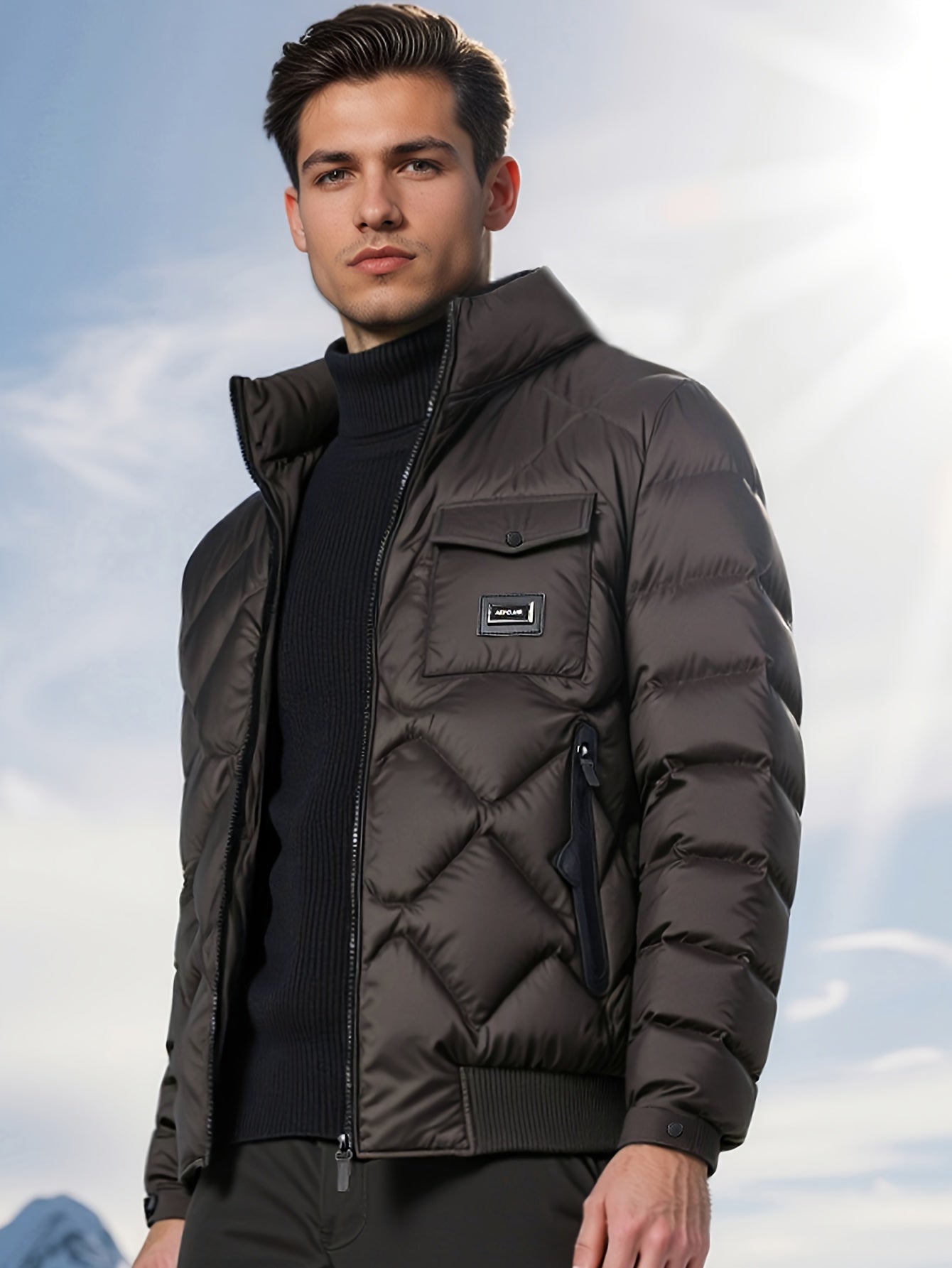 Chaqueta Kaiser con Relleno de Plumas para Hombre