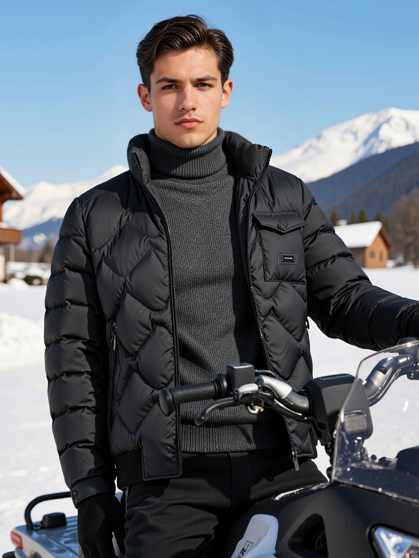 Chaqueta Kaiser con Relleno de Plumas para Hombre