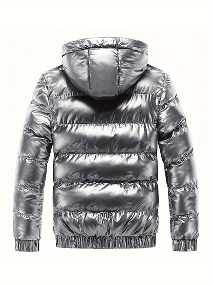 Chaqueta Básica con Capucha y Relleno