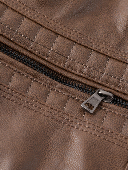 Chaqueta con capucha de invierno para hombre