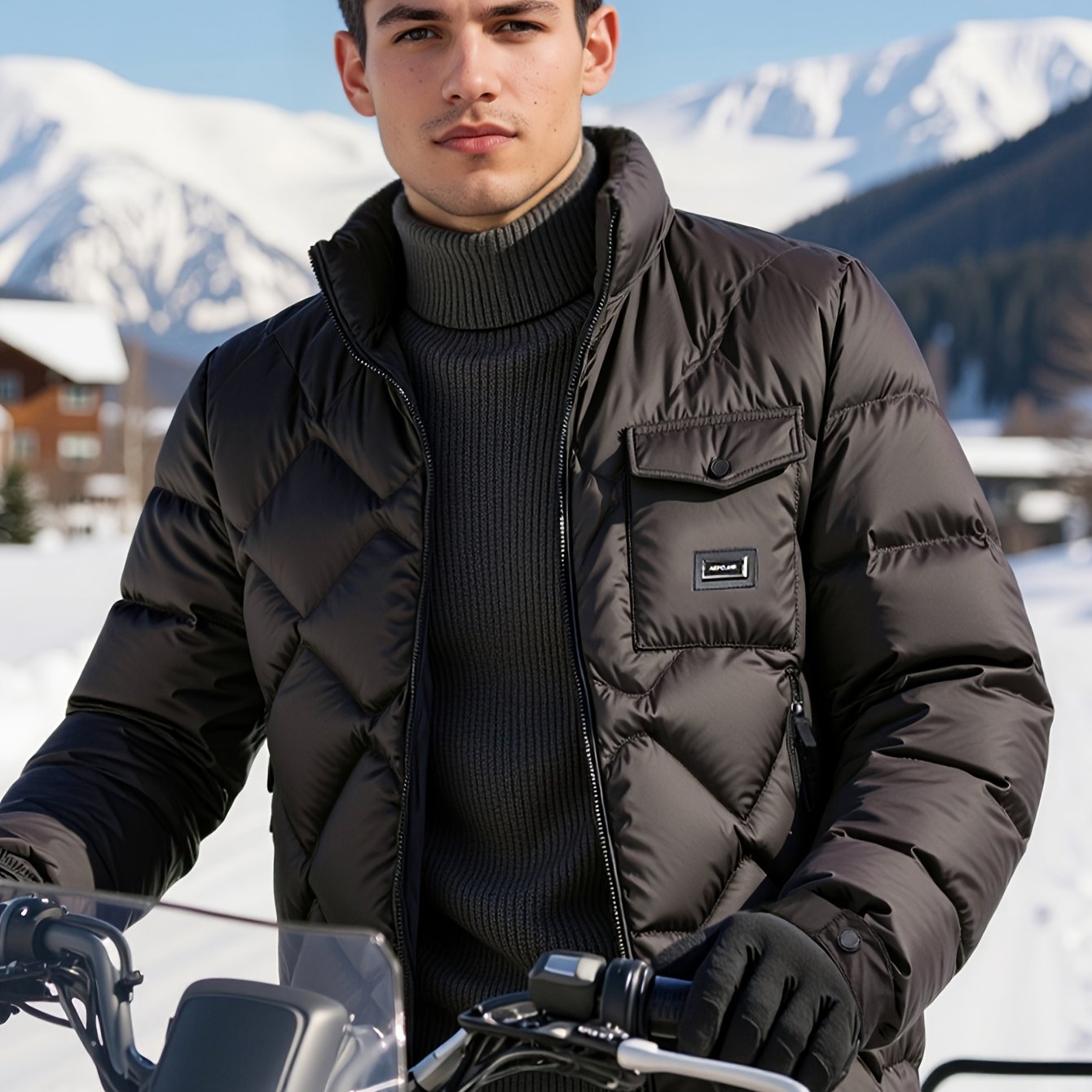 Chaqueta Kaiser con Relleno de Plumas para Hombre