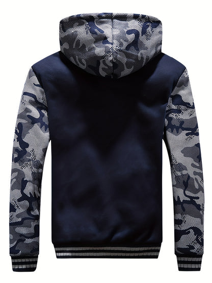 Sudadera con Capucha Estilo Camuflaje para Hombre
