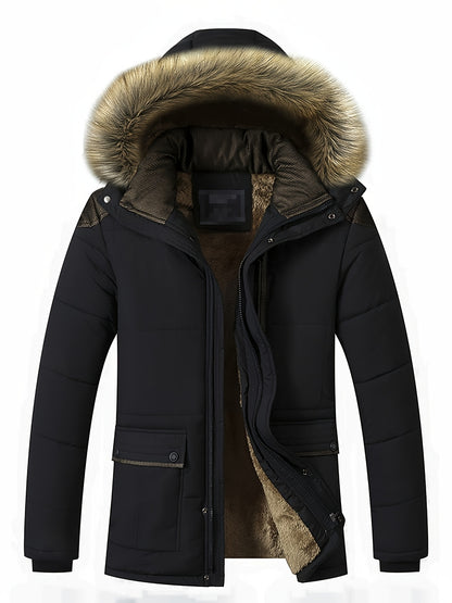 Chaqueta Fleece para Hombre Forro Polar y Largo Mid