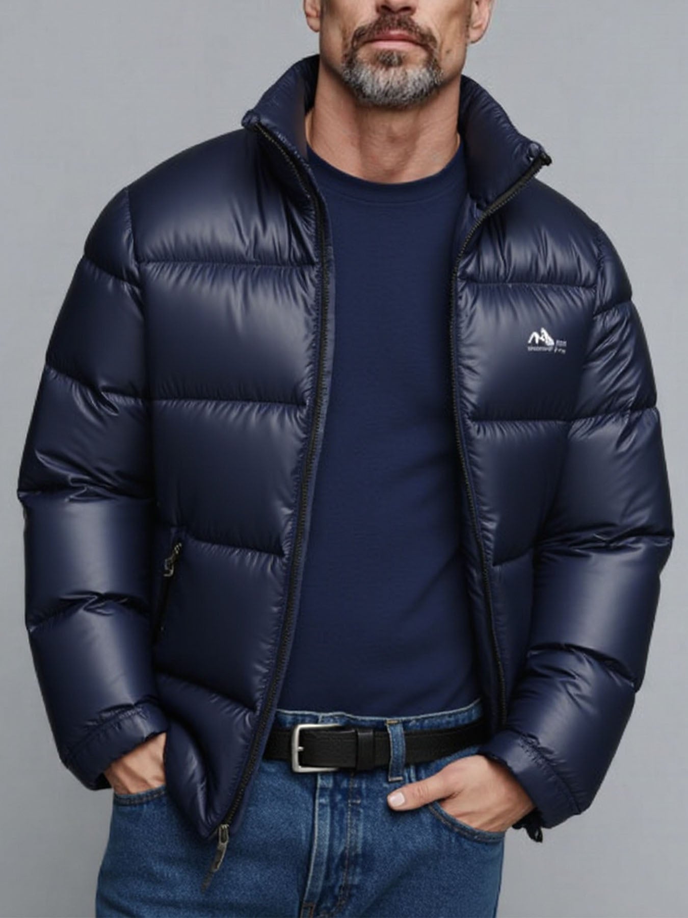 Chaqueta Casual con Relleno Ligero Elegancia y Calidez