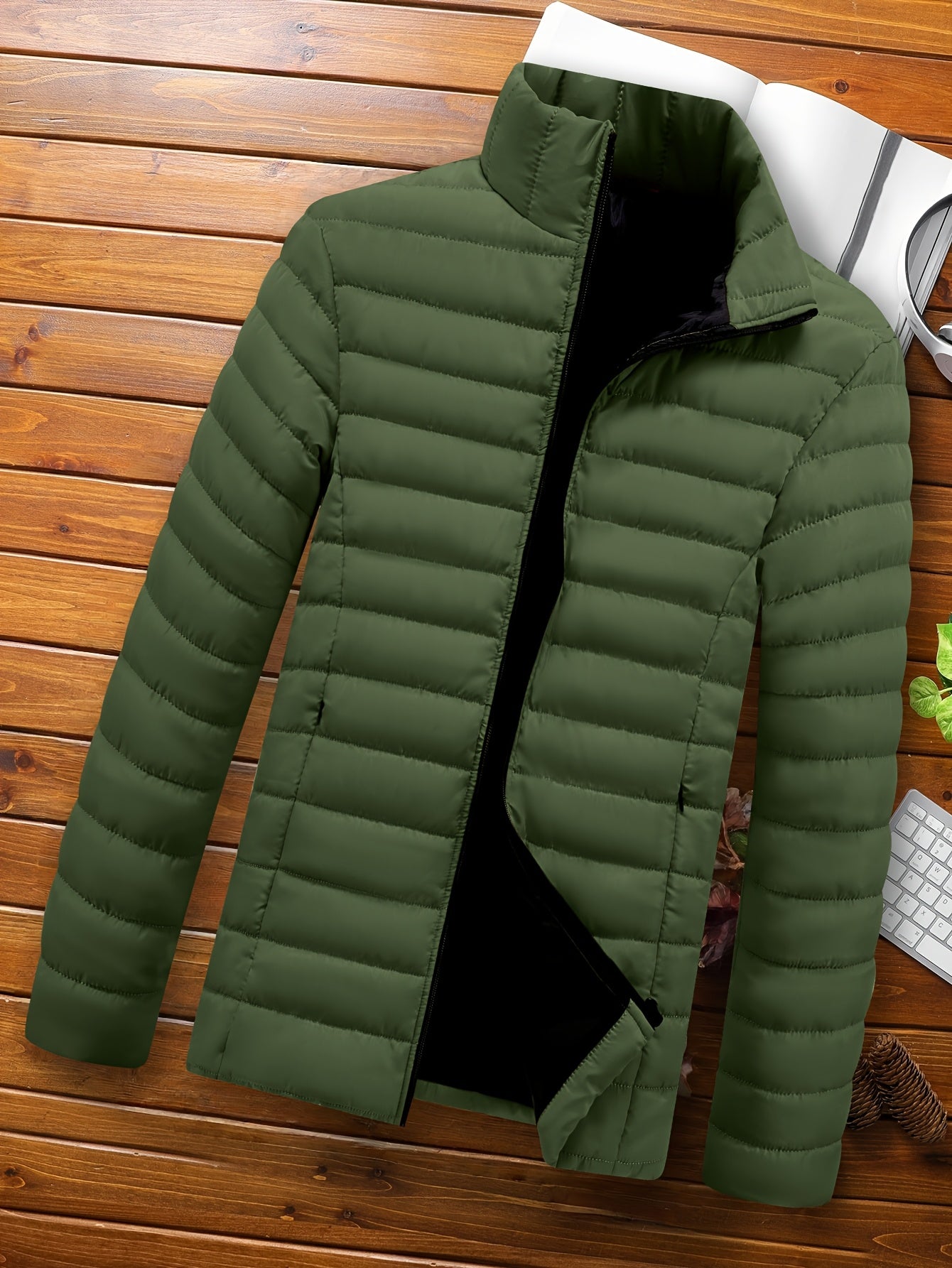 Chaqueta Holgada con Relleno para Hombre