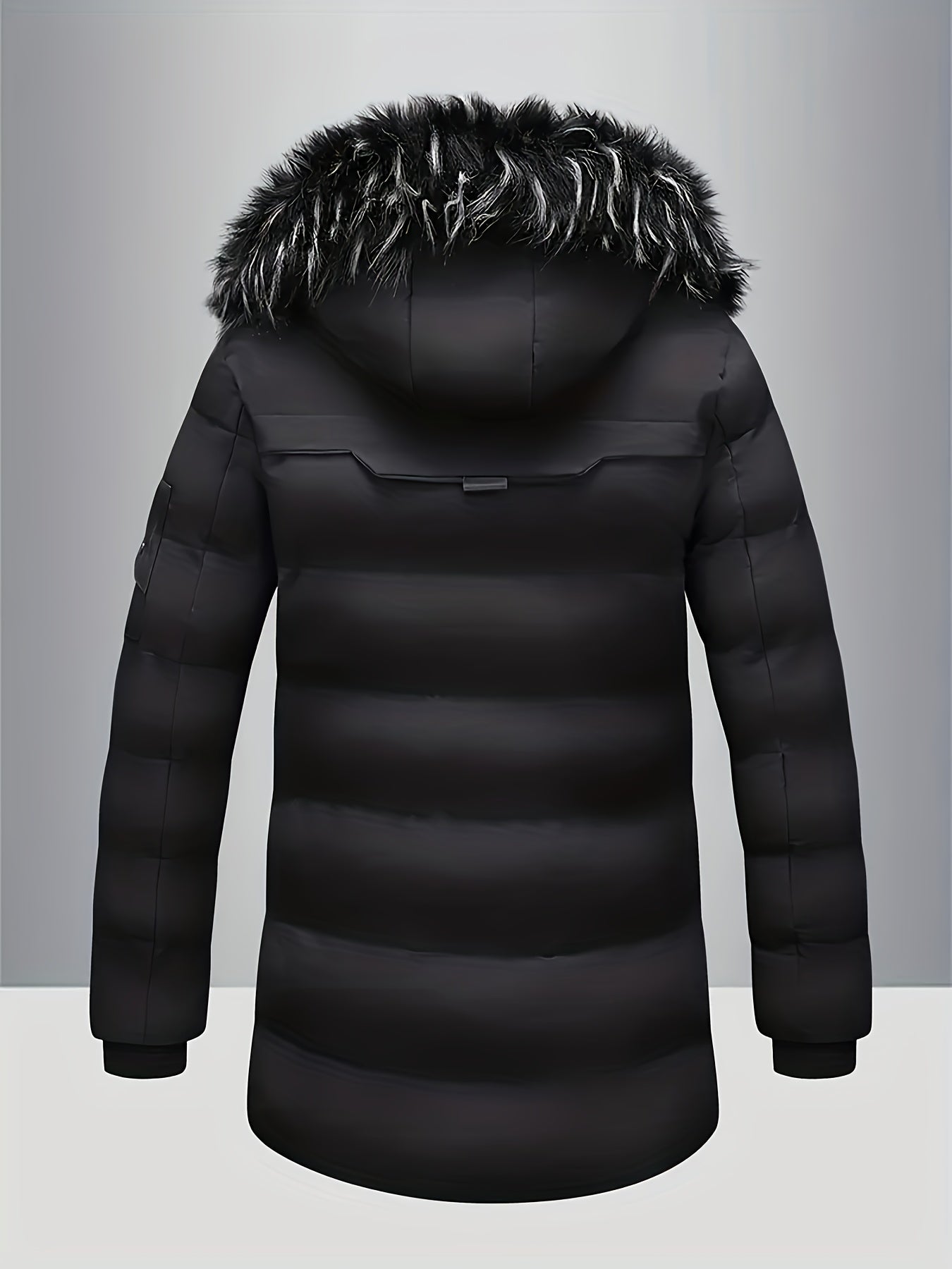 Chaqueta de inverno con forro polar casual para hombre