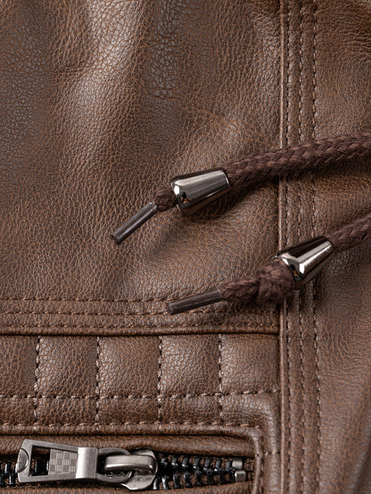 Chaqueta con capucha de invierno para hombre