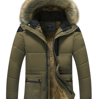 Chaqueta Fleece para Hombre Forro Polar y Largo Mid