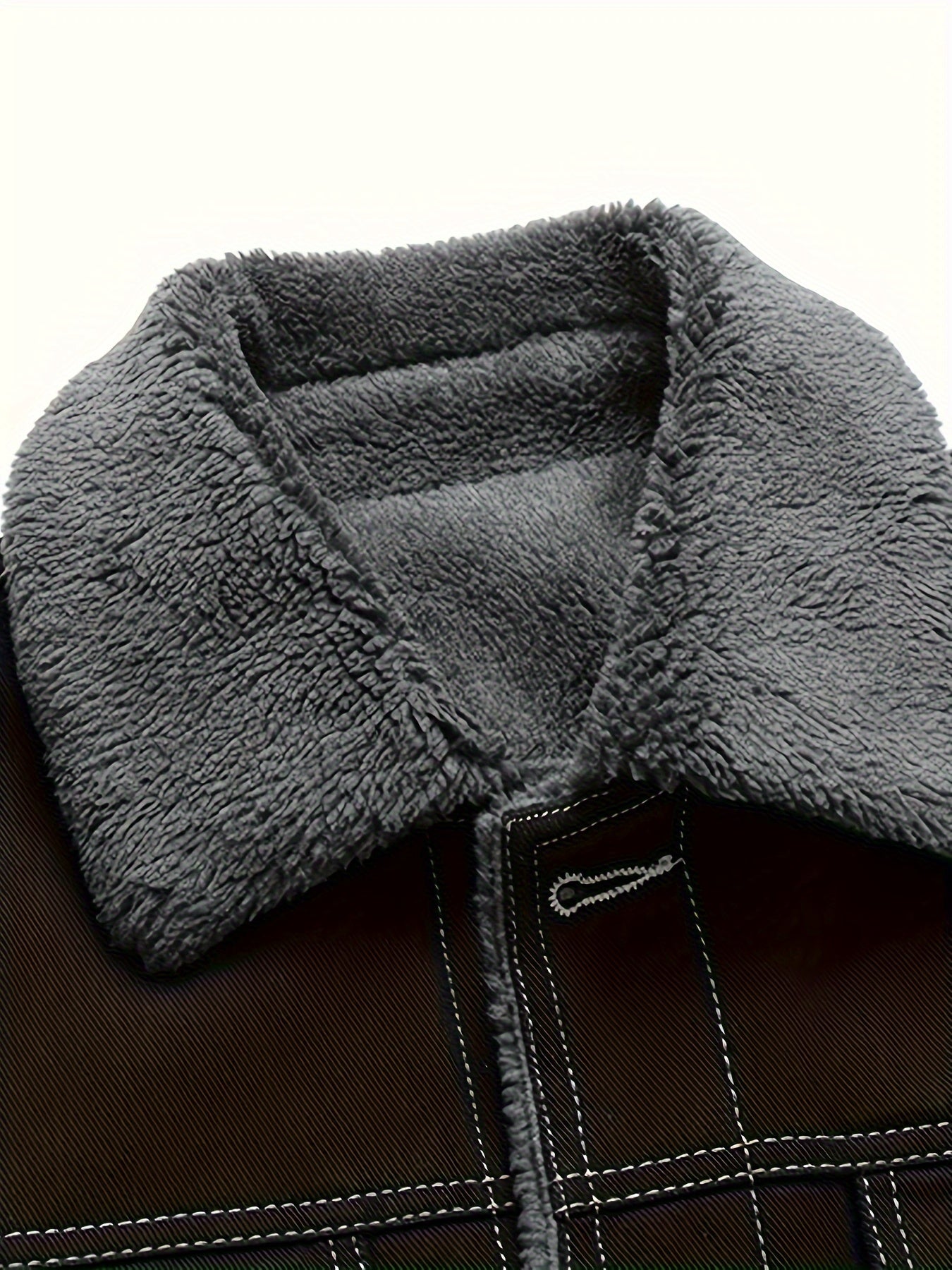 Chaqueta de Invierno para Hombre con Solapa y Forro Interior