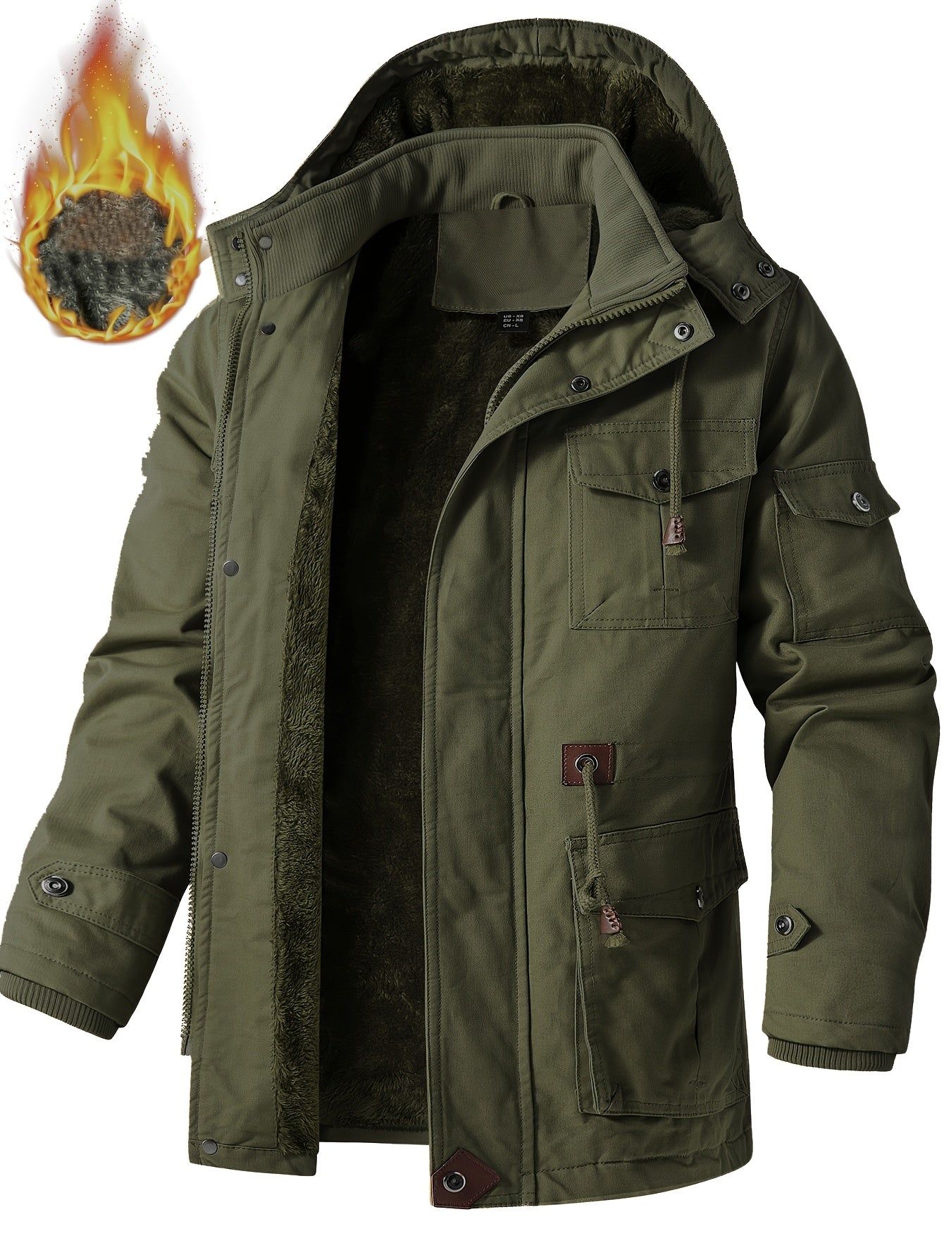 Chaqueta Inspiración Militar Sofisticación y Actitud Masculina