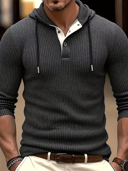 Jersey Casual para Hombre con Capucha