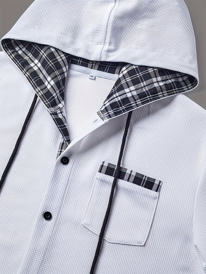 Sudadera Color Block con Capucha